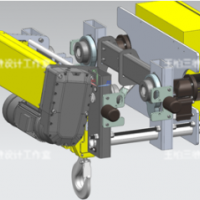 玉柏三維設(shè)計專業(yè)行車起重設(shè)備